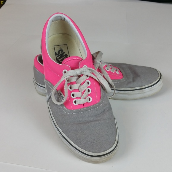 pink high top vans journeys